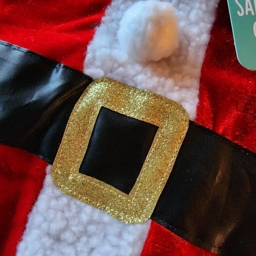 NWT Merry & Bright Santa Claus Dog Pet Costume Christmas Holiday Clothing New